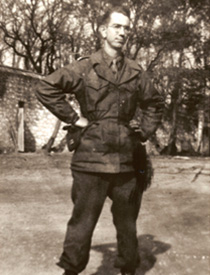Colonel Kiefer as a young Army Captain